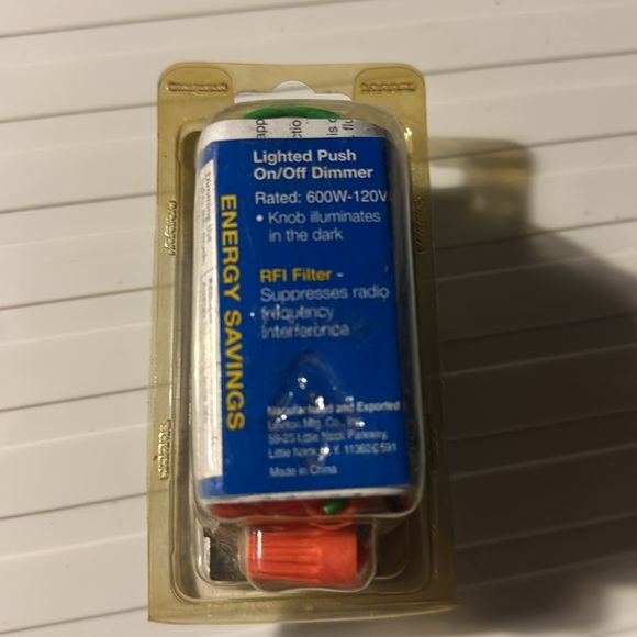 Two Leviton White and Ivory Push On/Off Dimmer with RFI Filter - Picture 9 of 12